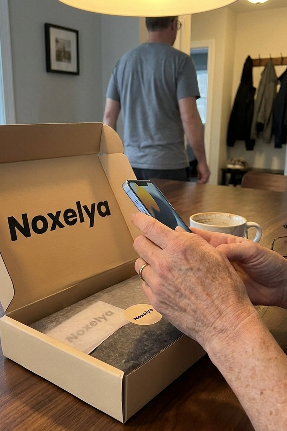 Noxelya hair topper packaging